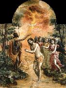 The Baptism of Christ El Greco